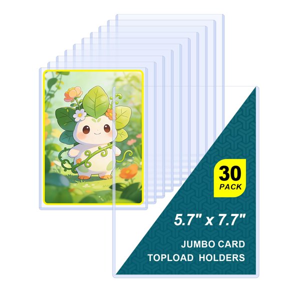 Fundas Toploader CARDARCHIVER para cartas jumbo de 5,7 x 7,7" - 30 unidades