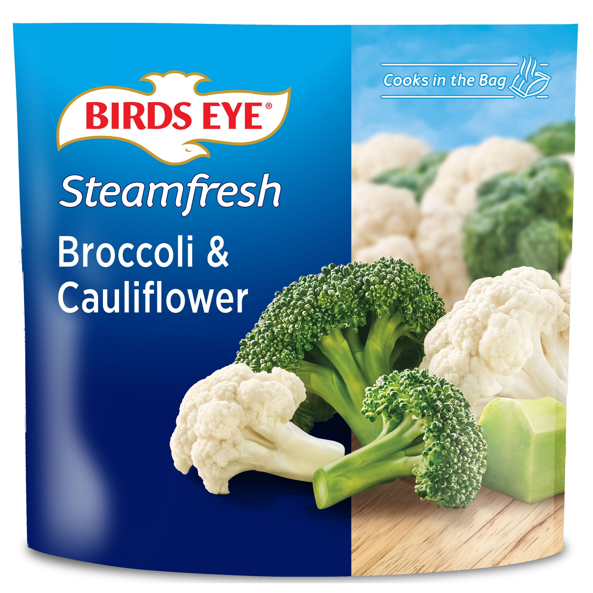 Birds Eye Steamfresh Broccoli & Cauliflower, Frozen, 10.8 oz