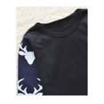 thumbnail image 2 of Baby Toddler Boy Deer Long Sleeve Shirt Pants 2 Piece Set Black Blue, 2 of 5