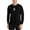 Black, variant on Long Sleeve Active Rashguard Shirts Solid Workout Top Shirts, (Men's)