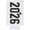 White, variant on Class of 2026 Soft Can Cooler, Black/White/Gold, Graduation by Way To Celebrate