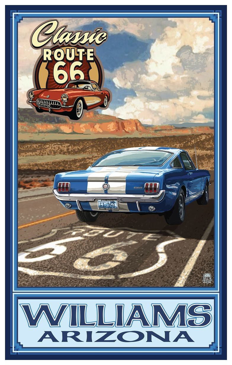 Personalize FORD Mustang Novelty Reserved Parking Garage Sign 12"X18" Route 66