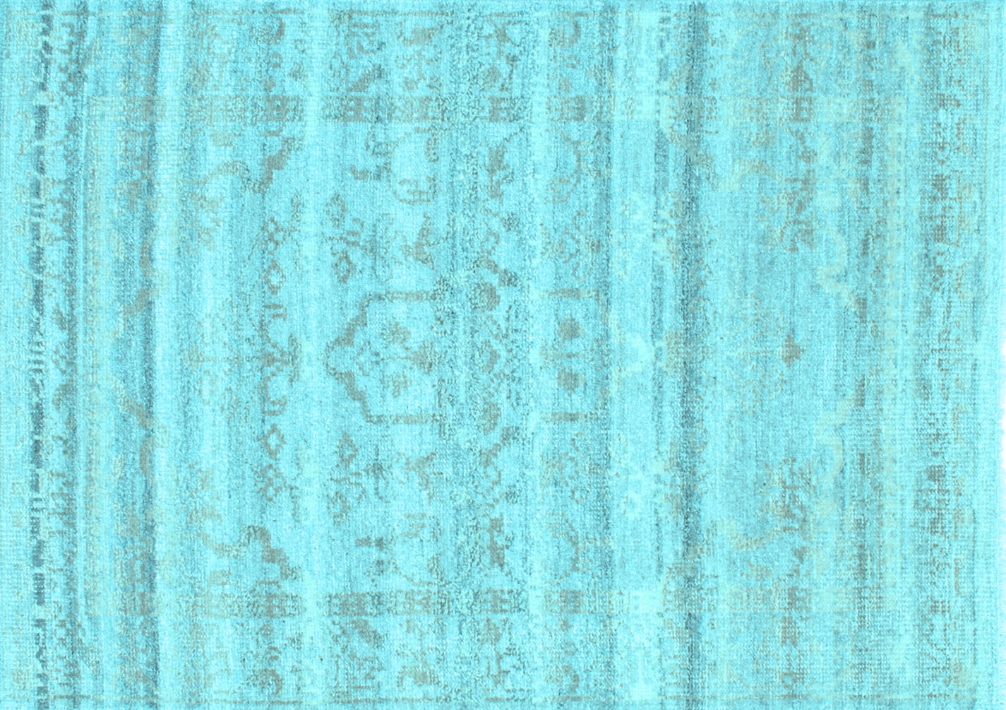 Ahgly Company Indoor Rectangle Solid Light Blue Modern Area Rugs, 7' x ...