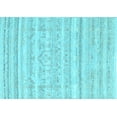 thumbnail image 1 of Ahgly Company Indoor Rectangle Solid Light Blue Modern Area Rugs, 8' x 10', 1 of 4
