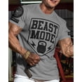 thumbnail image 2 of Gymish Beast Mode Workout Shirt for Men – Gym Lifting T-Shirt, Mens Gym Shirt, Motivational Gym Clothes, Athletic Workout Wear, 2 of 6