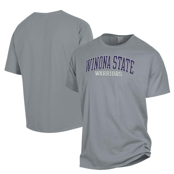 Men's ComfortWash Gray Winona State Warriors Garment Washed T-Shirt