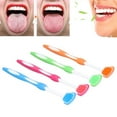 thumbnail image 3 of Tongue Brush And Tongue Scraper Halitosis Nano Tongue Cleaner Tongue Coating Remover Silicone Tongue Scraper Portable, 3 of 5