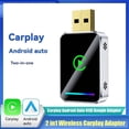 thumbnail image 2 of Adaptador USB 2 en 1 CarPlay Inalámbrico para Android Auto Smart Mini Box Dongle Plug Play Convierte Carplay con Cable A Inalámbrico B, 2 of 8