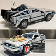 thumbnail image 3 of New 1872PCS Back to the Future Time Machine Building Blocks 10300 Model Car Technical Bricks Construct Adlut Toys Birthday Gifts, 3 of 6