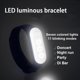 thumbnail image 4 of Pulsera Con Luz Led, Pulsera Intermitente, Pulsera Luminosa Deportiva De Moda Ajustable Vogacara OD015362-05, 4 of 6