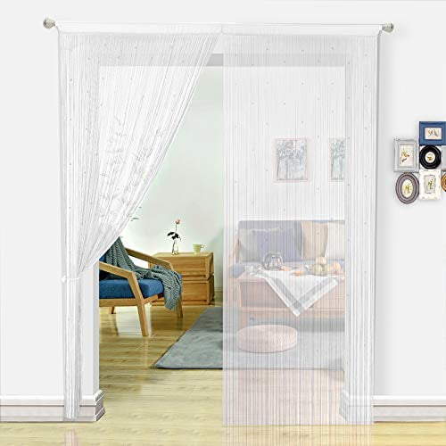 Doorways, HSYLYM Spaghetti String Curtains Fly Screens Curtains for Doors 