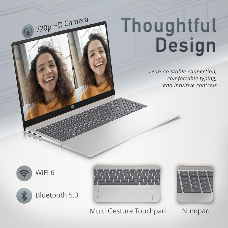 HP FHD Business Laptop, AMD Ryzen 5-5625U Processor, 8GB RAM