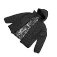 thumbnail image 1 of Electric Heating Hooded Coat, 3 Temperature Single Control 2 Zone USB Heated Thermal Jacket for Men Women, 1 of 7
