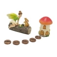 thumbnail image 3 of Estatuas de jardín de hadas Juego de resinas de jardín en miniatura Colocación versátiles de decoración al aire libre esculturas de ángulo de, 3 of 8