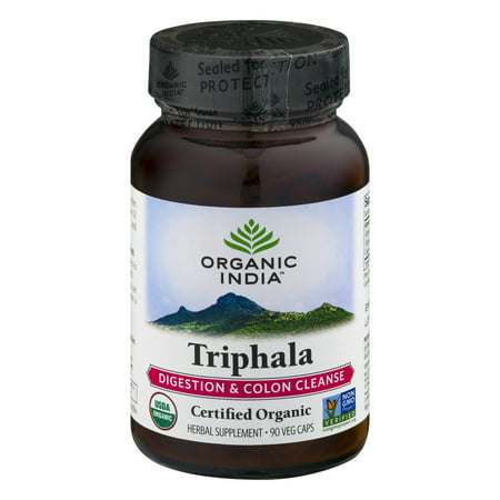 Organic India Triphala Digestion & Colon Cleanse supplément de fines herbes Caps - 90 CT