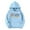 Swt 60# Blue, variant on WAYUTE Girls Sweatshirts Cute Graphic Hooded Sweatshirt for Soft Pullover with Pockets Comfortable Casual Kids Outerwear