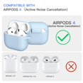 thumbnail image 2 of Funda protectora de silicona Brujula para AirPods 4 2024 Azul, 2 of 6