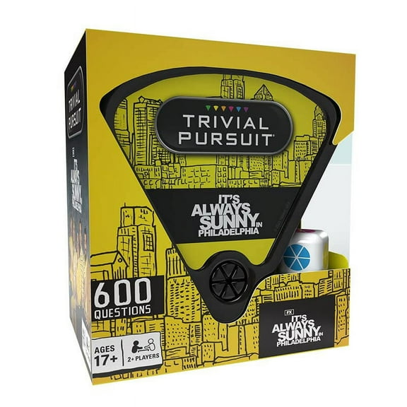 USAopoly Trivial Pursuit It’s Always Sunny in Philadelphia Trivia Game, 600 Questions, Ages 17 