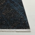 thumbnail image 4 of SAFAVIEH Mila Deforrest Distressed Polyester Area Rug, Dark Blue/Black, 6'7" x 6'7" Square, 4 of 11