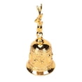 thumbnail image 3 of Metal Hand Bell, Wedding Bell Polished Finish Plating Process  For Dining Table Gold,Bronze, 3 of 8