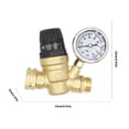 thumbnail image 5 of Water Pressure Reducer Water Pressure Regulator Valves Universal for RVs Garden, 5 of 9