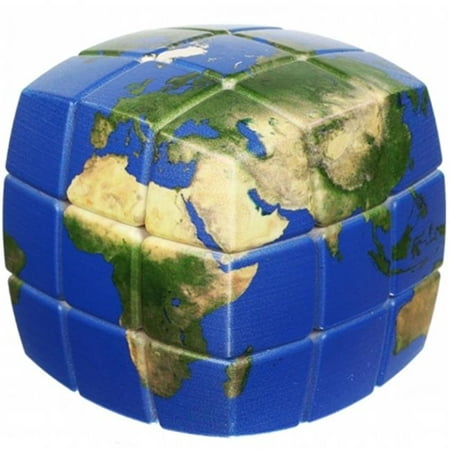 V Cube 3 Pillowed Earth Cube 3x3 Twisty Puzzle Walmart Com