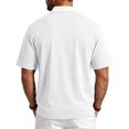 thumbnail image 5 of Fanshiluo Men's Checkered Print Short Sleeve Polo Shirt, Casual Collared Golf T-Shirt,Size:L,Big and Tall Men, 5 of 7