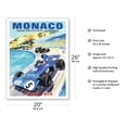 thumbnail image 2 of 1973 Monaco Grand Prix - Vintage Racing Poster - Fine Art Matte Paper Print (Unframed) 20x26in, 2 of 4