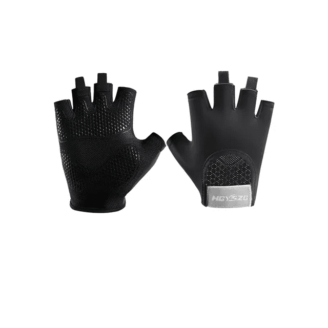 Guantes Gym Unisex Crossfit Fitness Gimnasio Mujer Hombre Xtellar negro