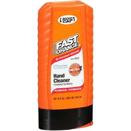 - Fast Orange Micro Gel Pumice Hand Cleaner, Rocker bottle 15 oz - 25122