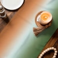 thumbnail image 3 of Sage Green Orange Ombre Table Runner 72 Inches, Contemporary Abstract Gradient Bed Runner Dresser Scarves Tabletop for Indoor Outdoor Parties/Ceremony/Banquet, 18" x 72", 3 of 9