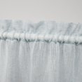 thumbnail image 7 of Exclusive Home Curtains Belgian Sheer Rod Pocket Tier Curtain Panel Pair, 26x36, Blue, Set of 2, 7 of 7