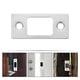 thumbnail image 2 of 4 placas de cerrojo, placas traseras de puerta, placas de acero inoxidable, cubiertas de puerta, 2 of 8