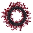 thumbnail image 2 of 28" Red Deluxe Mixed Berry Wreath, 2 of 2