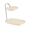 thumbnail image 3 of HILABEE 2 Layer Bathroom Organizer Decor Storage Rack for Displaying Makeup Bathroom White, 3 of 9