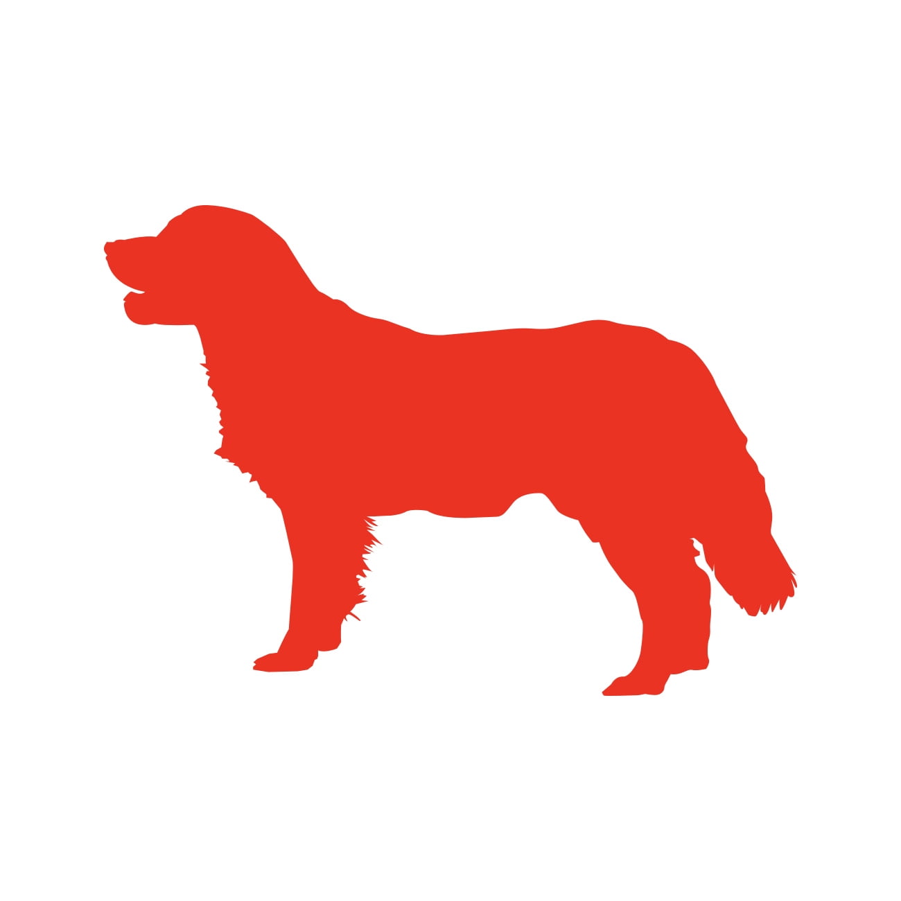 WickedGoodz Golden Retriever Vinyl Decal - 5.66" Die-Cut Bumper Sticker, Black & White, Waterproof - View #13