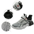 thumbnail image 5 of REDARER Kids' Breathable Mesh Sneakers - Lightweight Running Shoes for Boys Girls, Non- Comfortable Lace-Up Casual Shoes,Color:Grey,Size:10-10.5 Years, 5 of 9