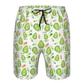 thumbnail image 3 of Goofa Kawaii Avocado Printed Mens Swim Trunks Summer Quick Dry Short Beach Swimwear Bathing Suits-XX-Large, 3 of 9