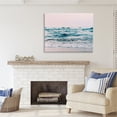 thumbnail image 2 of Stupell Industries Pink Sunrise Sea Waves Nature Photography Gallery Wrapped Canvas Print Wall Art, 48 x 36, 2 of 7