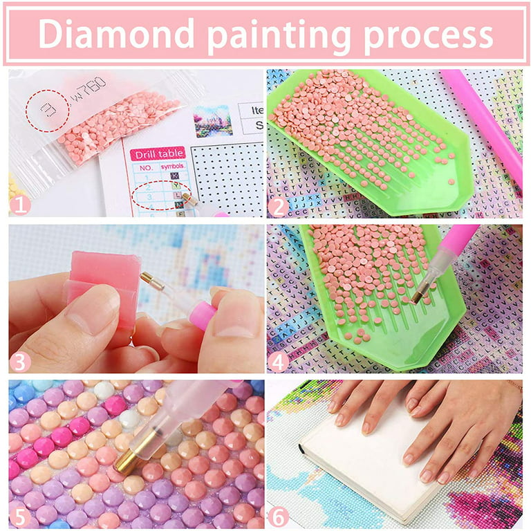  DVWIVGY 5D Diamond Painting Kits Hello Baby Pink Flowers A  Sweet Little Girl is on The Way Full Drill Round Diamond Art for Home Wall  Decor 12x16inch
