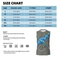 thumbnail image 6 of Easygdp Fun Riding Dinosaur Men's Breathable Tank Tops Sleeveless Sporty T Shirts for Basketball, Mountaineering, Bodybuilding -Small, 6 of 8