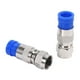 thumbnail image 4 of 300 Piezas RG6 Conectores de Compresión Cable Coaxial Conexión una Prueba de Agua Conector de Compresión F Herramienta de Compresión Coaxial RG6, 4 of 9