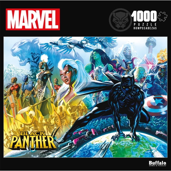 Buffalo Games 1000-Piece Marvel - Black Panther Interlocking Jigsaw Puzzle