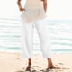 thumbnail image 1 of WILLBEST Pantalones Casuales para Mujer, Cintura Elástica, Corte Holgado, Cómodos, con Bolsillos, para Uso Diario Grande, 1 of 5