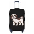 thumbnail image 1 of Custom Golden Retriever Dog Luggage Cover Elastic Travel Suitcase Protective Covers Fits 18-32 Inch, 1 of 1