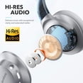 thumbnail image 2 of Soundcore Anker Life Q20 Auriculares híbridos con cancelación activa de ruido, auriculares inalámbricos Bluetooth con Bluetooth, tiempo de reproducción de 60 horas, audio de alta resolución, graves pr, 2 of 5