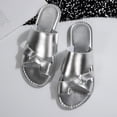 thumbnail image 7 of Bibifish Womens Slide Sandals Thin Strap Low Heel Open Toe Sandals Elegant Casual Summer Shoes, 7 of 7
