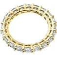 thumbnail image 5 of PAVOI 14K Yellow Gold Plated Rings Cubic Zirconia Love Ring | 3mm Stackable Rings for Women | Yellow Gold Rings for Women Size 10, 5 of 7