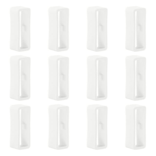 【24mm】【12PCS】Universal Silicon Ring Buckle For Watch Straps With Rubber Rings Powerful Fixing Device Compatible With Watch Straps In Metal Leather And Other Materials.