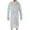 01-Grey1461, variant on Wxolcjlv Men's Solid Robe Hooded Zip Front Long Sleeve Fleece Nightgown With Side Pockets